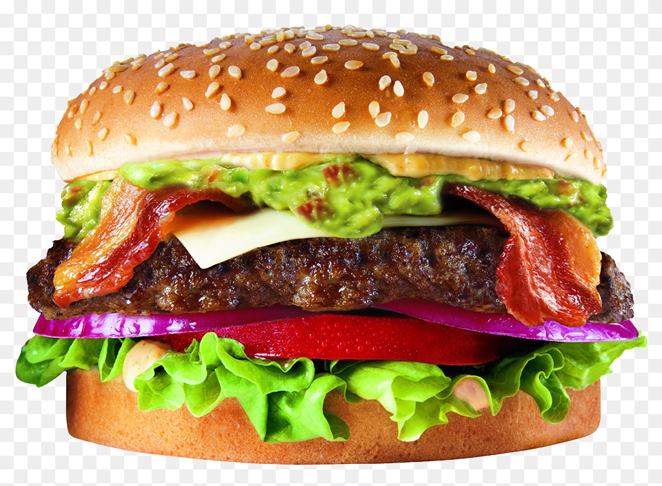 Carls Jr Guacamole Bacon Guacamole Bacon Carls Jr, Burger, Food Free Png Download