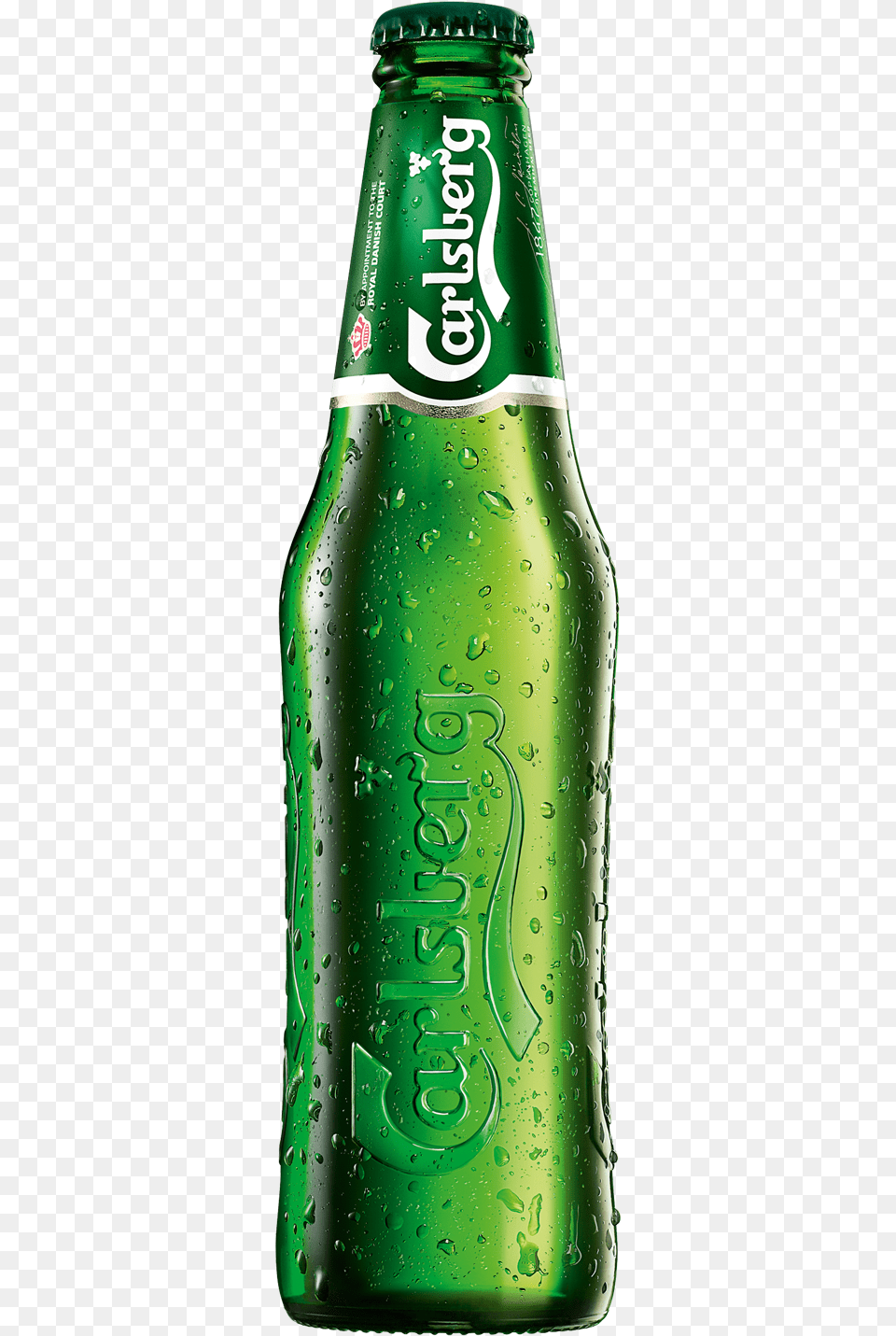 Carlsberg Green Lager 330ml Carlsberg Bottle, Alcohol, Beer, Beer Bottle, Beverage Png Image