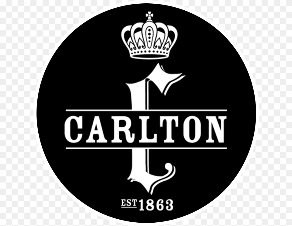 Carlton Bar And Eatery Emblem, Logo, Symbol, Accessories, Disk Png Image