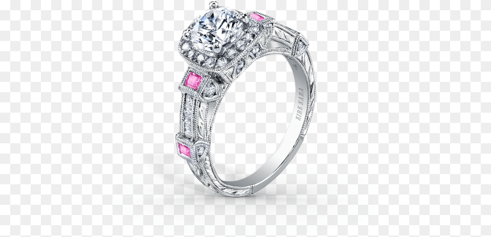 Carmella 18k White Gold Engagement Ring D 2008 Engagement Ring Style, Accessories, Diamond, Gemstone, Jewelry Png Image