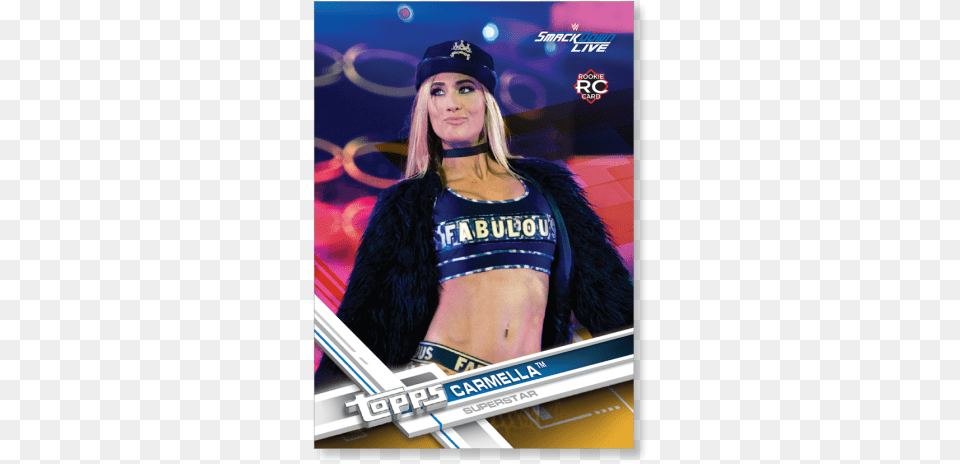 Carmella 2017 Topps Wwe Base Cards Poster Gold Ed Wwe Backlash 2017 Carmella, Adult, Person, Female, Woman Free Png