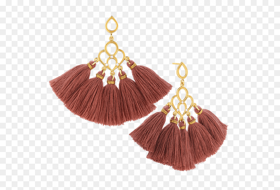 Carmella Earrings With Pink Tassels, Accessories, Earring, Jewelry, Person Free Transparent Png