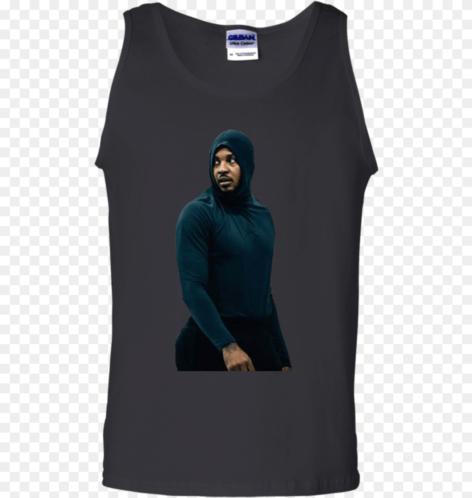 Carmelo Anthony T Shirt Cotton Tank Top T Shirt, Clothing, Sleeve, Long Sleeve, Hood Free Png Download