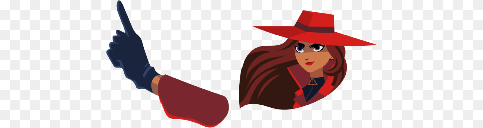 Carmen Sandiego Cursor Carmen Sandiego, Clothing, Hat, Person, Face Free Png Download