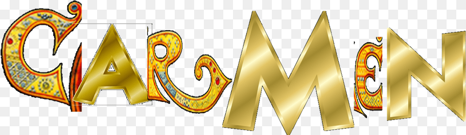 Carmen With Gold Letters Gold Letter M Shower Curtain, Logo, Text Free Transparent Png