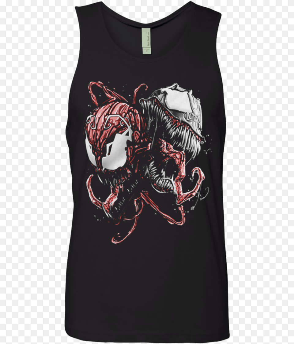 Carnage And Venom Mens Graphic Tank Top Gym Venom And Carnage Shirt, Clothing, T-shirt, Tank Top, Adult Free Png