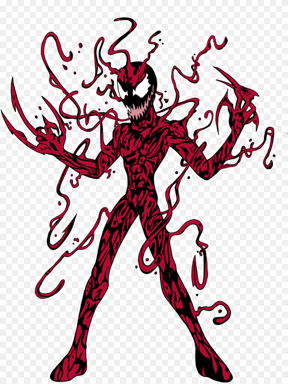 Carnage Venom Y Carnage Dibujos, Adult, Female, Person, Woman Free Transparent Png