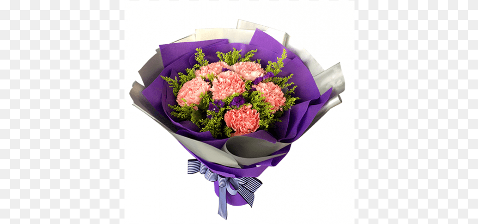 Carnation Bouquet 1 2 Carnation Bouquet Wrap, Flower, Flower Arrangement, Flower Bouquet, Plant Free Png