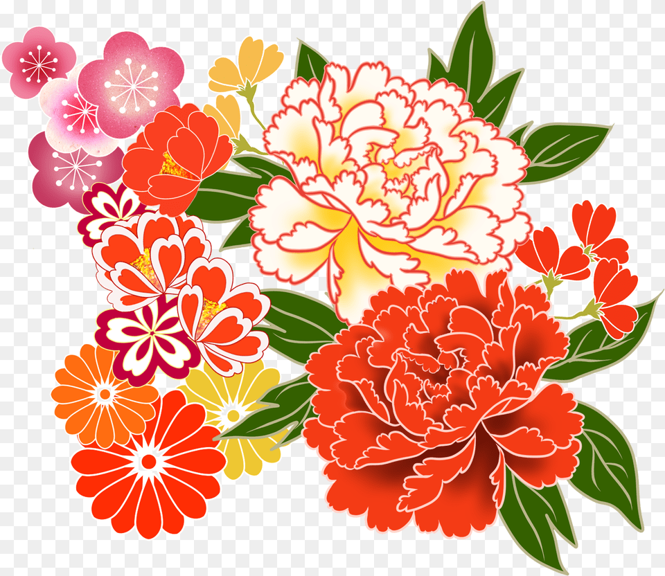 Carnation Clipart Flower Animation Moutan Peony, Plant, Rose Free Png Download