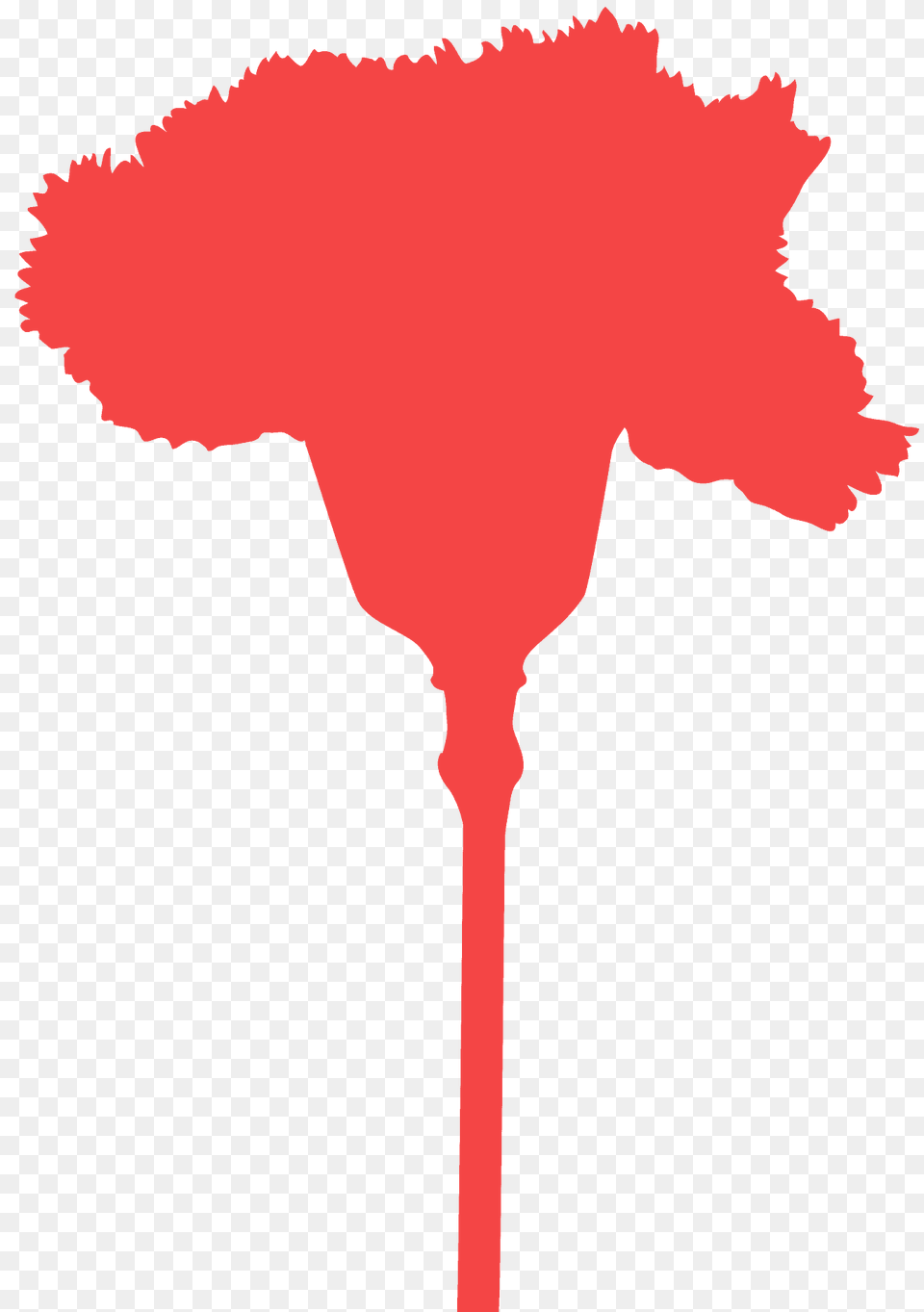 Carnation Silhouette, Broom Png Image