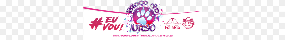 Carnaval Bloco Do Urso 2018 Bloco Do Urso, Purple, Advertisement, Logo Png