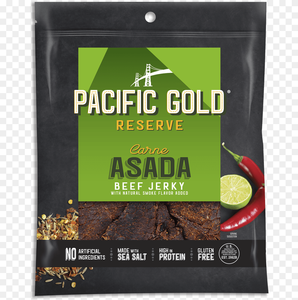 Carne Asada Index U2014 Pacific Gold Jerky, Advertisement, Poster, Food, Sweets Free Png