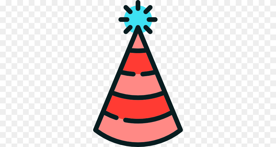 Carnival Birthday Costume Party Hat Icon, Clothing, Dynamite, Weapon, Cone Free Transparent Png