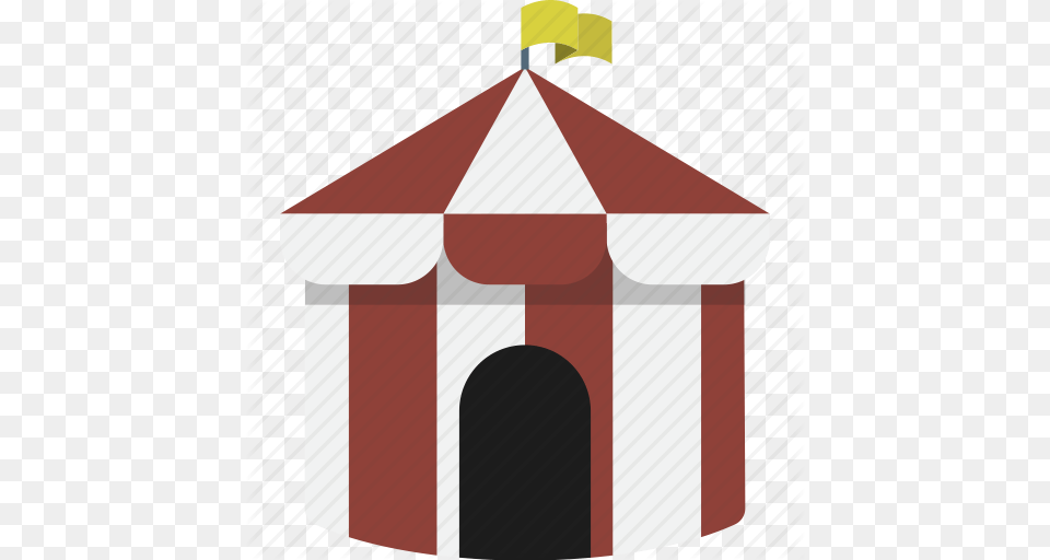 Carnival Circus Fair Tent Icon, Dog House, Mailbox Free Png