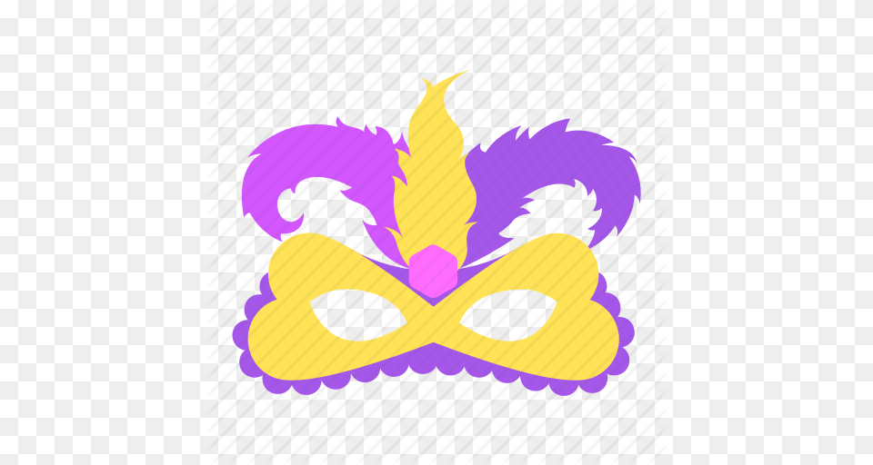 Carnival Feathers Mardigras Mask Icon, Crowd, Mardi Gras, Parade, Person Free Png Download