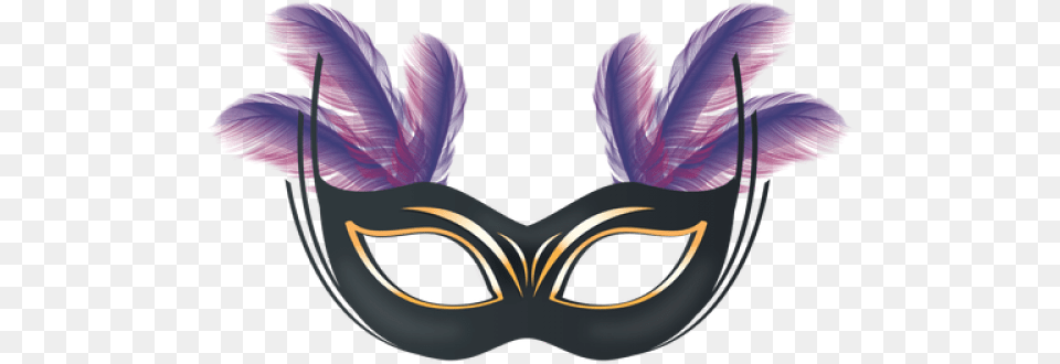 Carnival Mask Transparent Images Mascara De Carnaval Com Pena, Smoke Pipe Free Png Download