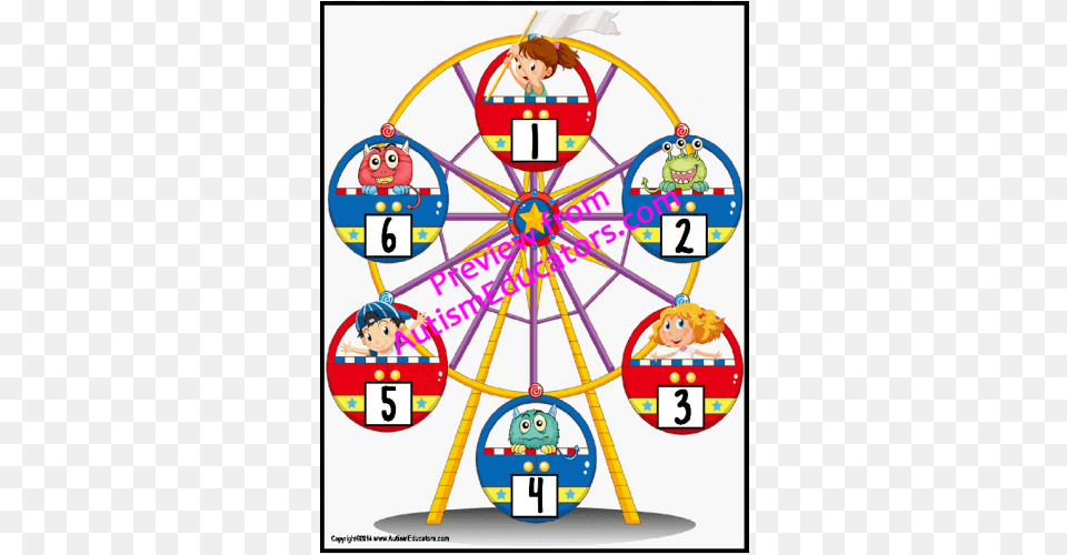 Carnival Rides Clipart, Fun, Amusement Park, Ferris Wheel, Baby Free Png