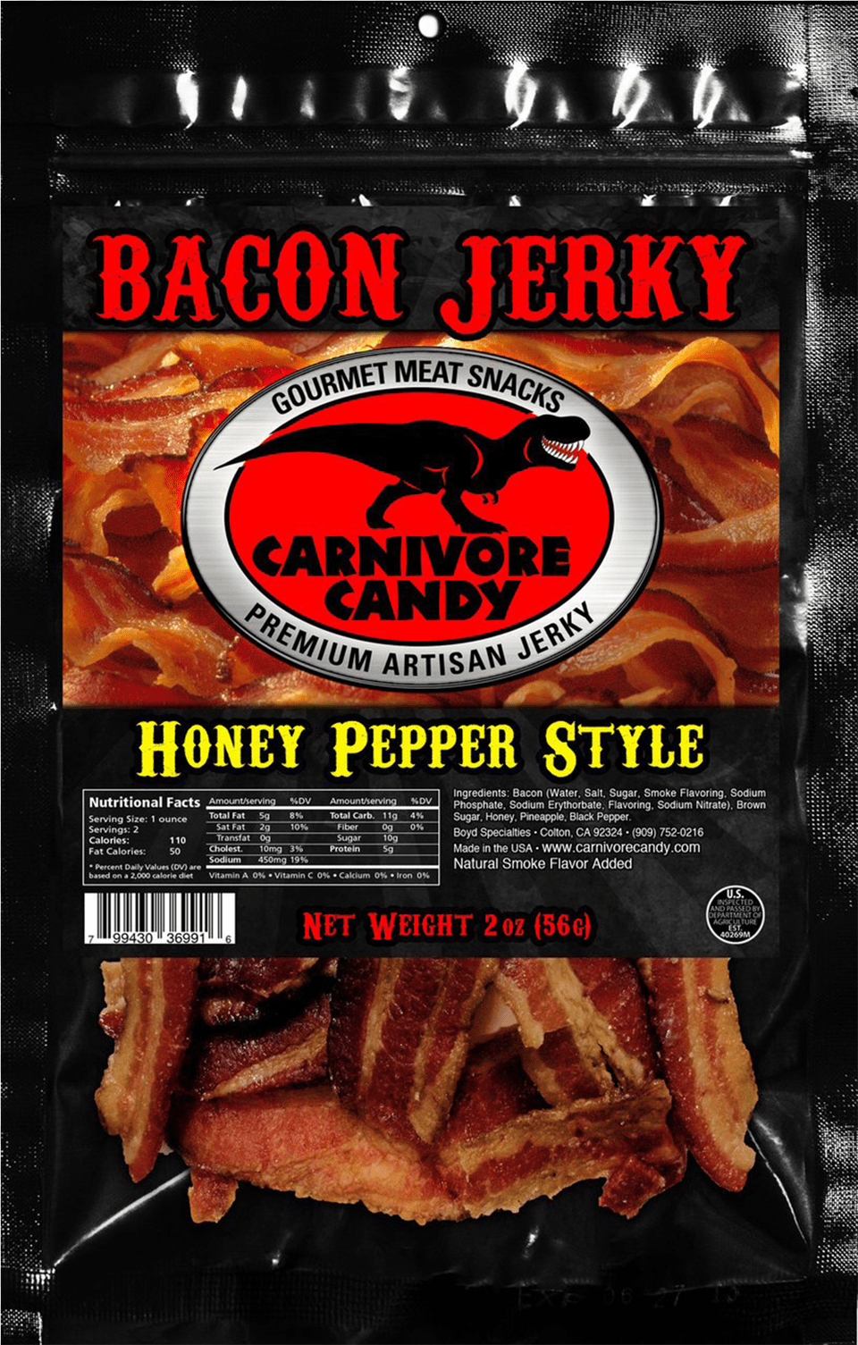 Carnivore Candy Old Fashioned Maple Bacon Jerkyclass Maple Bacon Jerky, Food, Meat, Pork, Advertisement Free Png