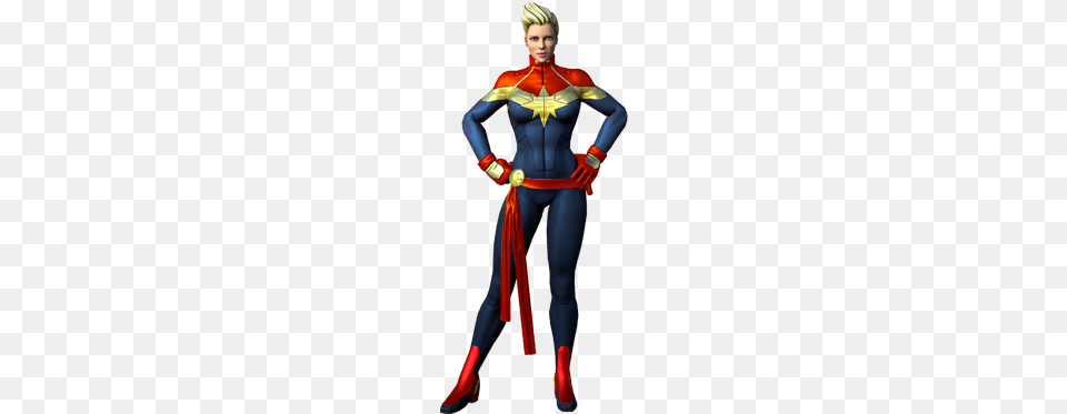 Carol Danvers From Marvel Heroes Video Game Marvel Heroes Omega Captain Marvel, Clothing, Costume, Person, Adult Free Png Download