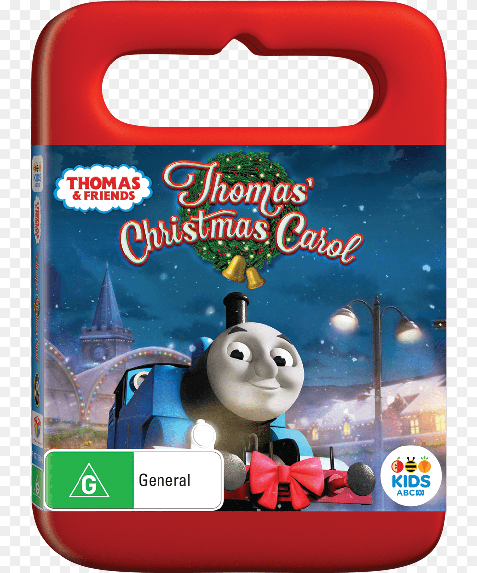 Carolaustraliandvd Dvd Thomas And Friends Thomas Christmas Carol, Face, Head, Person Free Png Download