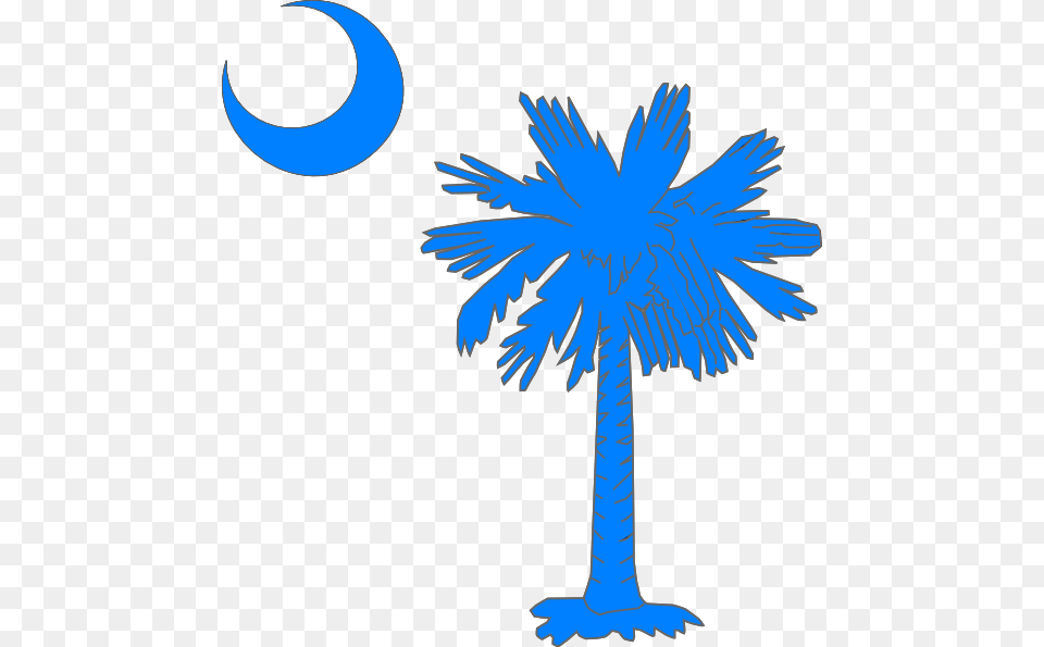 Carolina Blue Palmetto Tree Clip Art For Web, Palm Tree, Plant Png Image