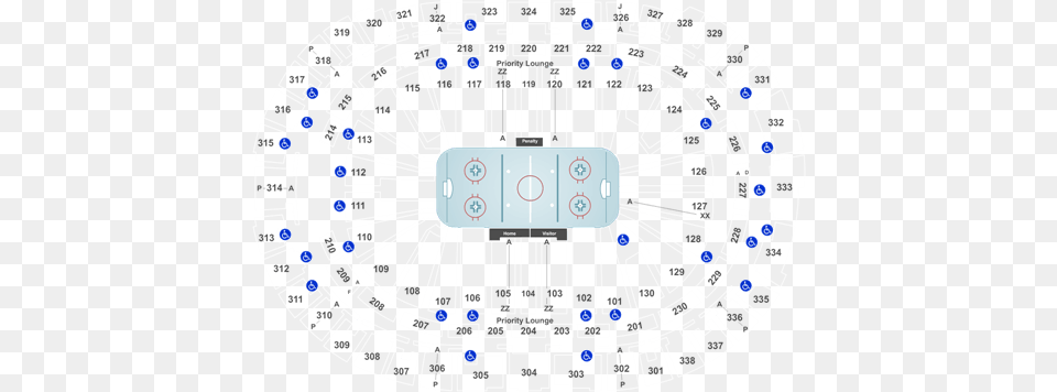 Carolina Hurricanes Vs Pnc Arena Section 325 Row D, Cad Diagram, Diagram Free Transparent Png