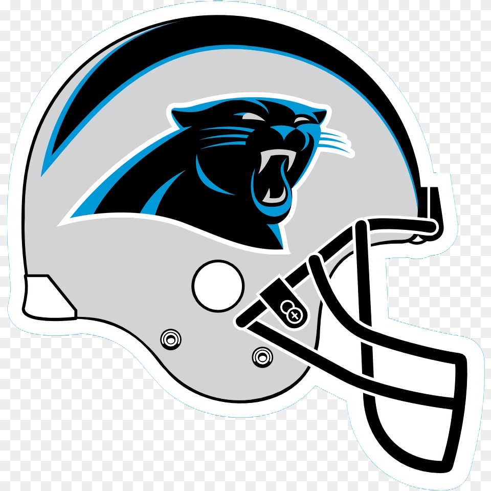 Carolina Panthers, Helmet, American Football, Football, Person Png