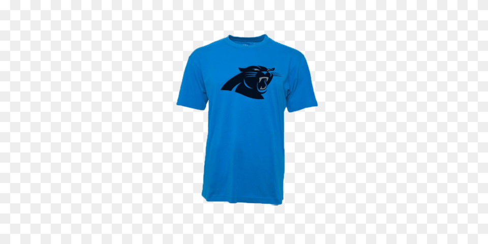 Carolina Panthers Biggie Logo T Shirt Oob Sports, Clothing, T-shirt Free Transparent Png