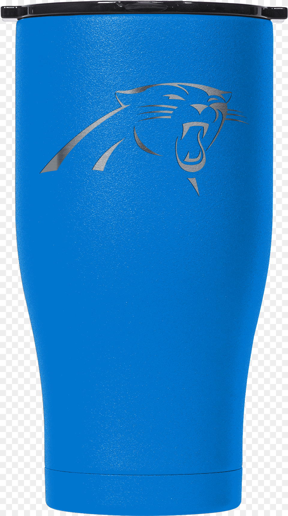 Carolina Panthers Blueblack Etched Chaser 27oz Carolina Panthers, Drum, Musical Instrument, Percussion Png Image