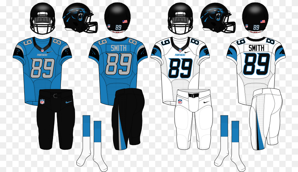 Carolina Panthers Concept Logo, Helmet, Shirt, Clothing, Playing American Football Free Png