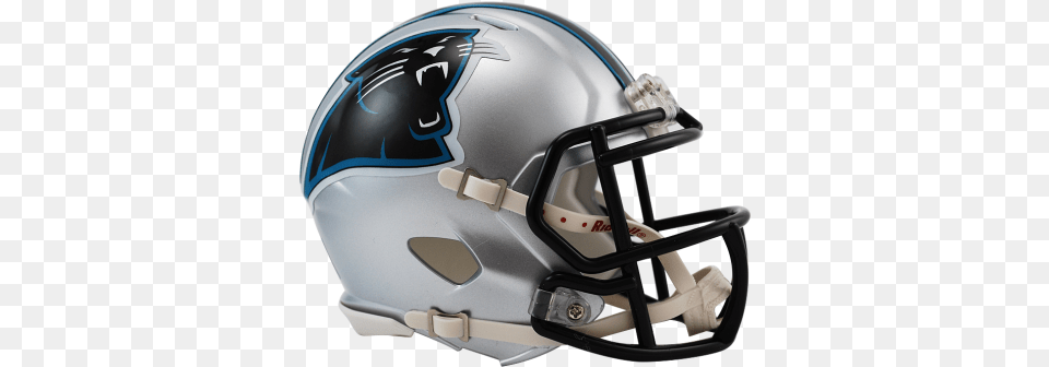 Carolina Panthers Replica Mini Speed Helmet Football Helmet Patriots, American Football, Sport, Football Helmet, Person Free Transparent Png