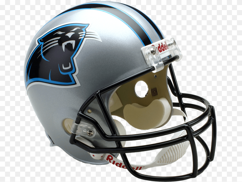 Carolina Panthers Speed Replica Helmet Nfl Riddell Replica Full Size Helmet Carolina Panthers, American Football, Football, Football Helmet, Sport Png