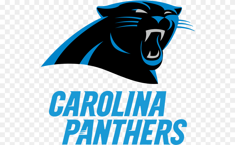 Carolina Panthers Team Logo Carolina Panthers Clip Art, Animal, Mammal, Panther, Wildlife Free Transparent Png