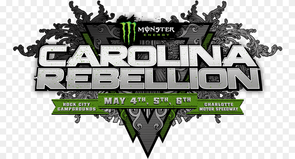 Carolina Rebellion Chris Cornell, Advertisement, Poster, Green, Logo Png