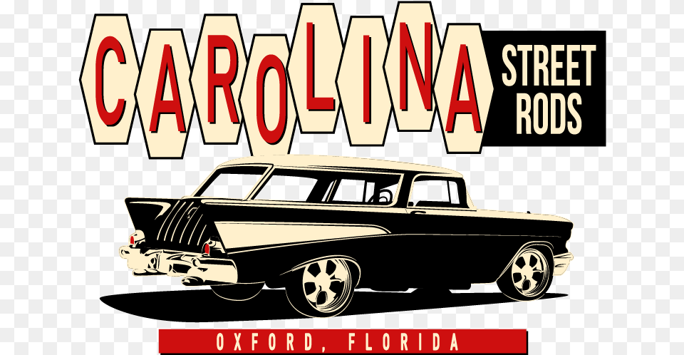 Carolina Street Rods Central Florida Classic Car Sesame Street, Advertisement, Poster, Transportation, Vehicle Free Png Download