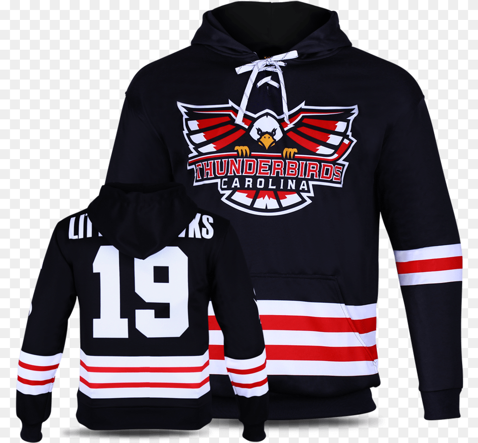 Carolina Thunderbirds, Sweatshirt, Clothing, Knitwear, Sweater Png