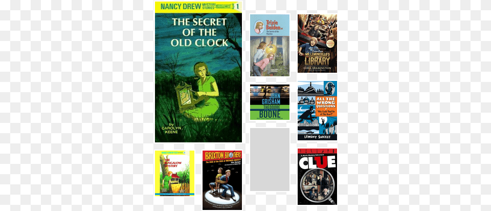 Carolyn Keene The Secret Of The Old Clock, Book, Comics, Publication, Person Free Png