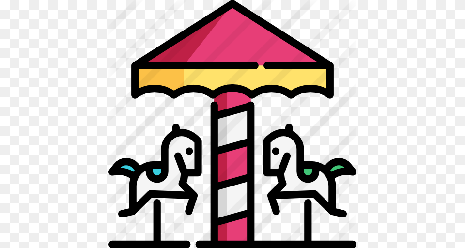 Carousel, Outdoors, Animal, Bird Free Png Download