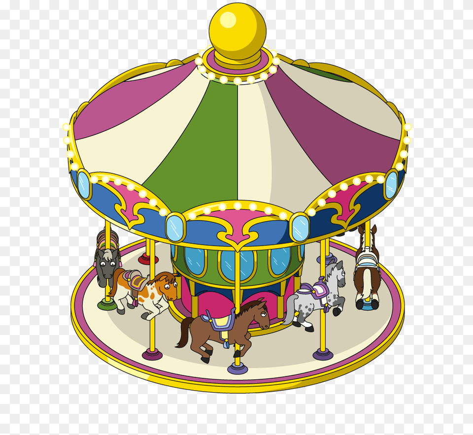 Carousel, Amusement Park, Play, Person Free Png