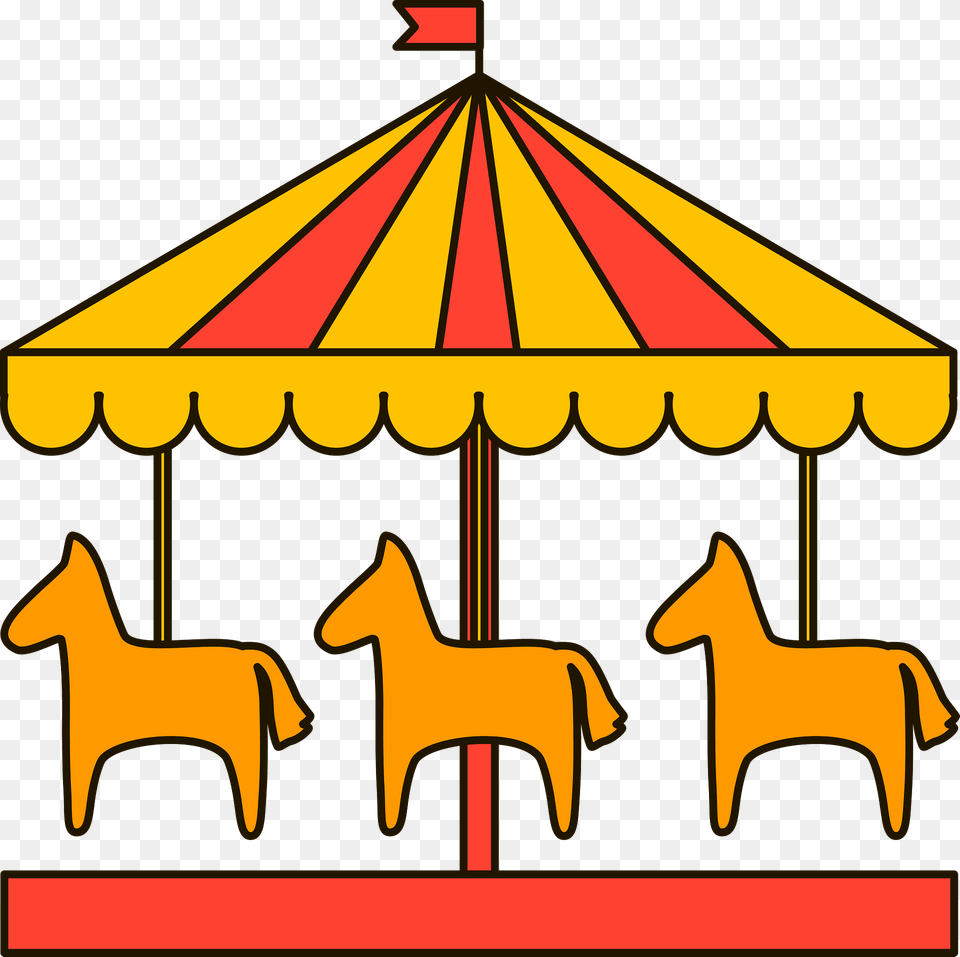 Carousel Clipart, Amusement Park, Play Png