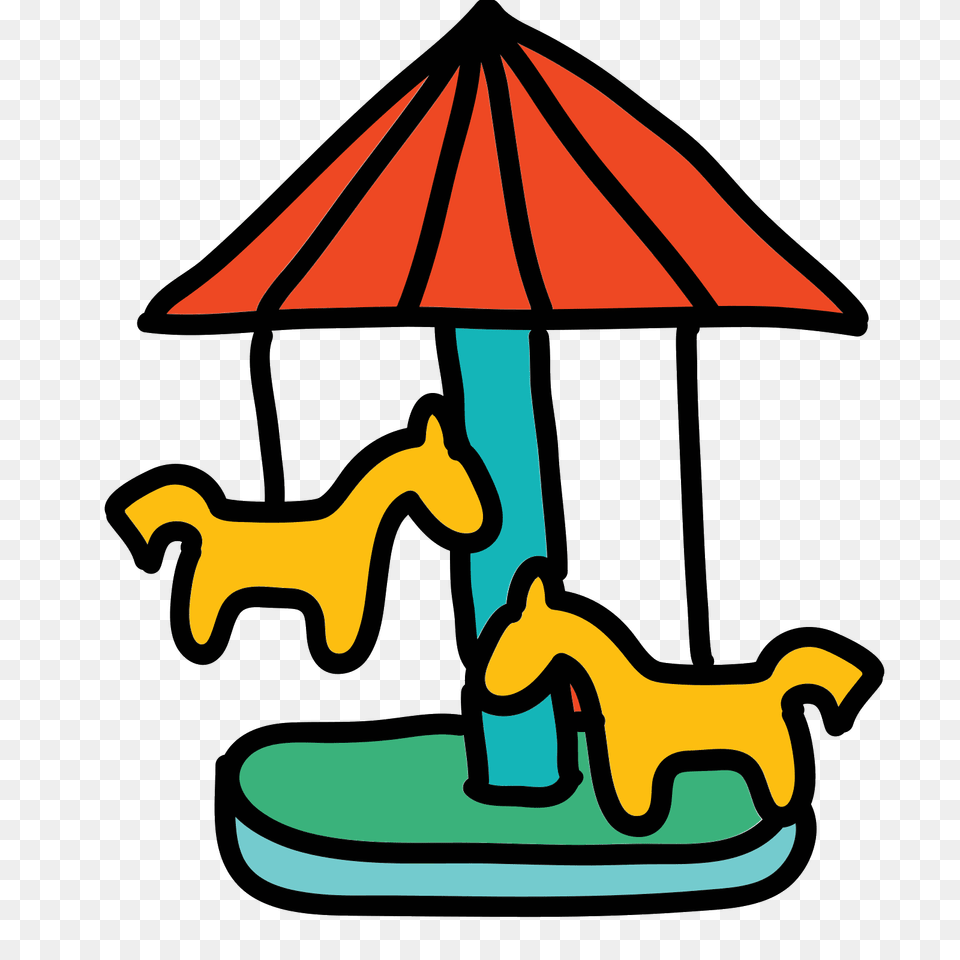 Carousel Icon, Amusement Park, Play, Lamp, Animal Png