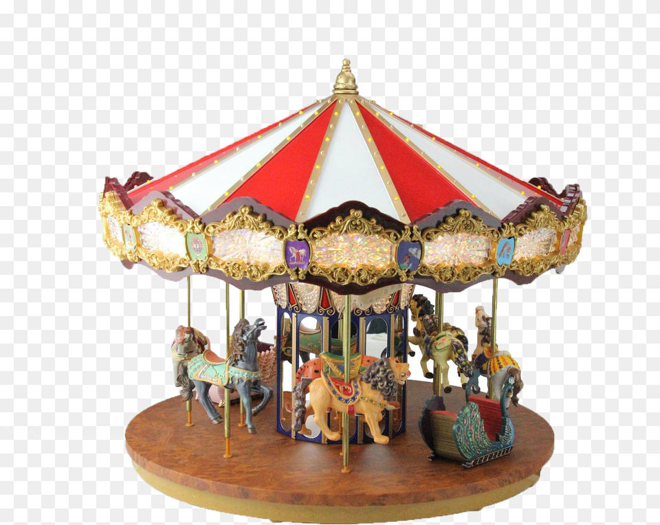 Carousel Transparent Carrousel Decoration, Amusement Park, Play, Animal, Horse Png Image