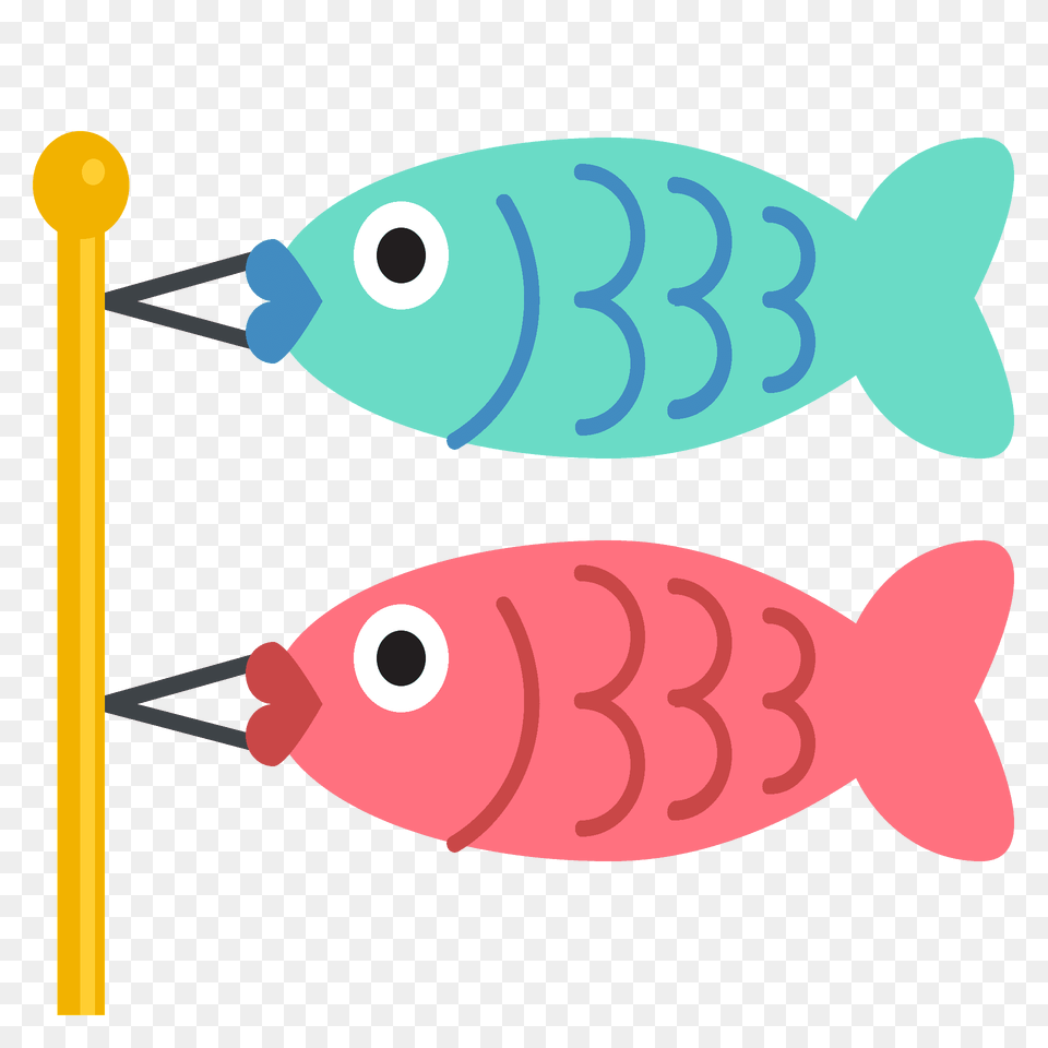 Carp Streamer Emoji Clipart, Animal, Fish, Sea Life, Shark Png Image