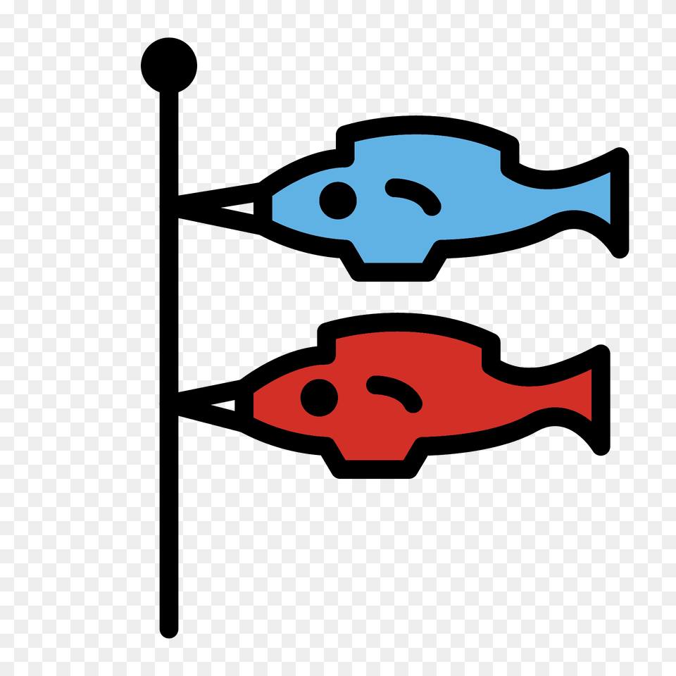Carp Streamer Emoji Clipart, Mace Club, Weapon, Animal, Sea Life Free Png