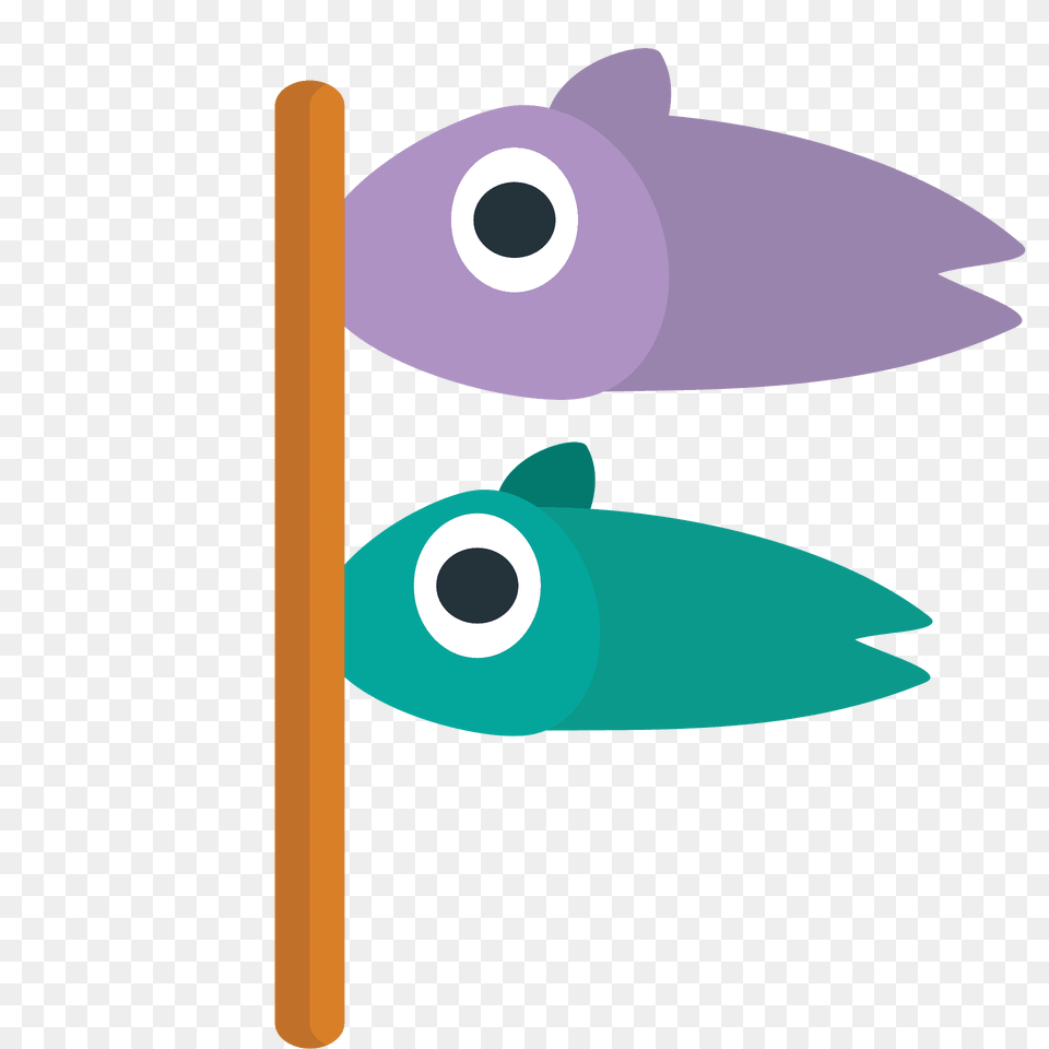 Carp Streamer Emoji Clipart, Animal, Fish, Sea Life, Shark Free Png