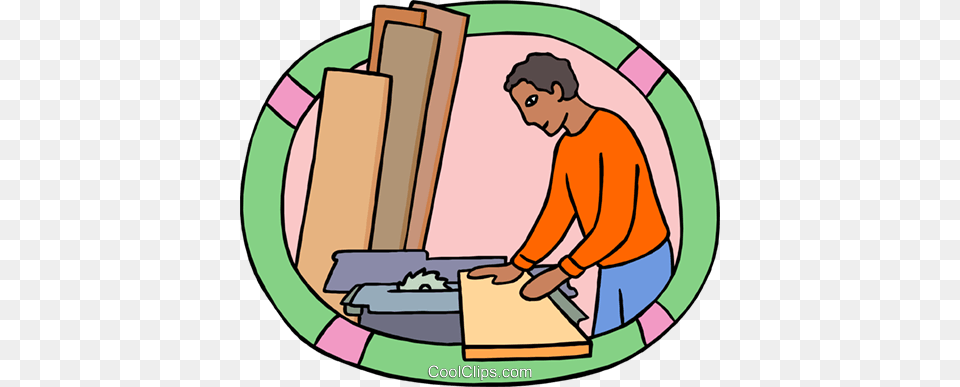 Carpenter Working With Wood Royalty Vector Clip Art, Person, Baby, Face, Head Png