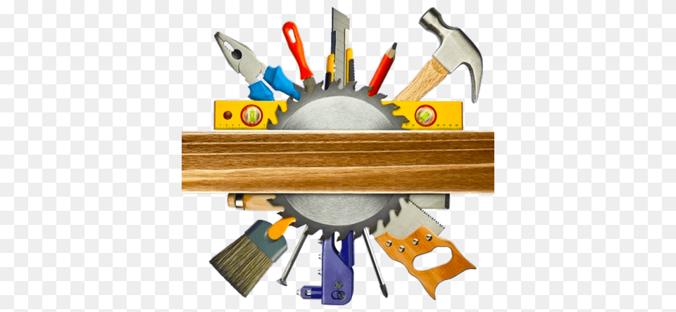 Carpentry Hd Transparent Carpentry Hd Images, Device, Hammer, Tool, Brush Png