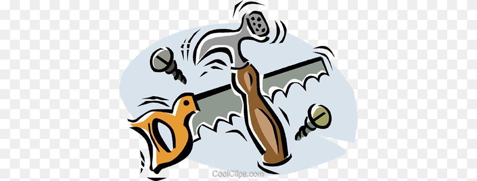 Carpentry Tools Royalty Vector Clip Art Illustration, Device, Animal, Baby, Bird Free Png Download