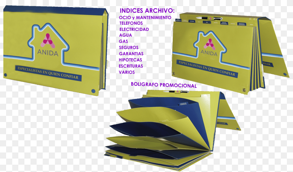 Carpeta Archivadora Inmobiliaria Anida Document Free Transparent Png