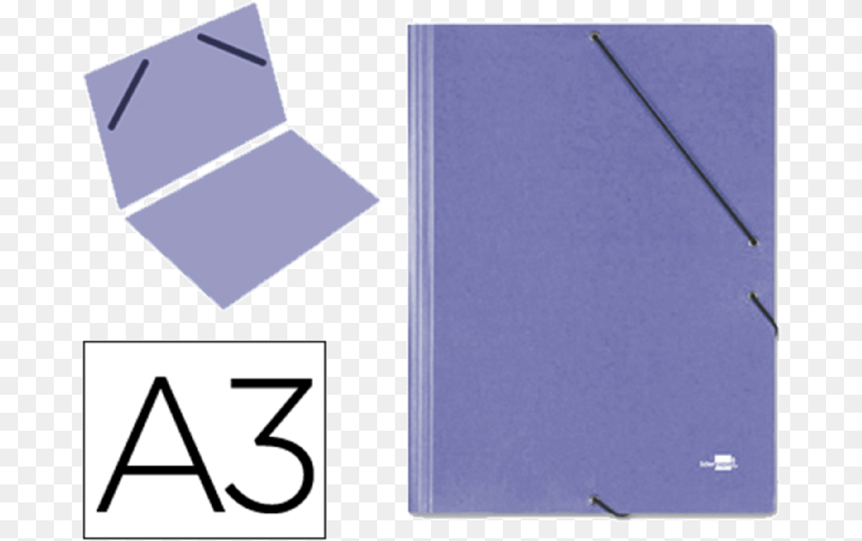 Carpeta Gomas A3 Solapas Azul, File Binder, File Folder Png